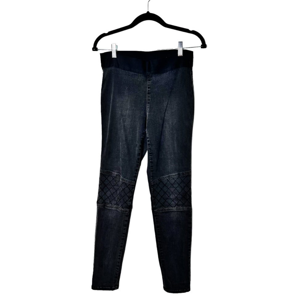 CAbi - Black‎ Skinny Moto Jeans - Sz. 6